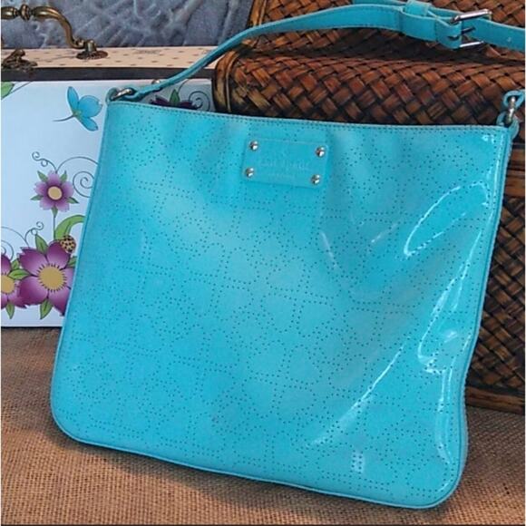 Kate Spade Darby Metro Tiffany Aqua crossbody - Picture 1 of 13
